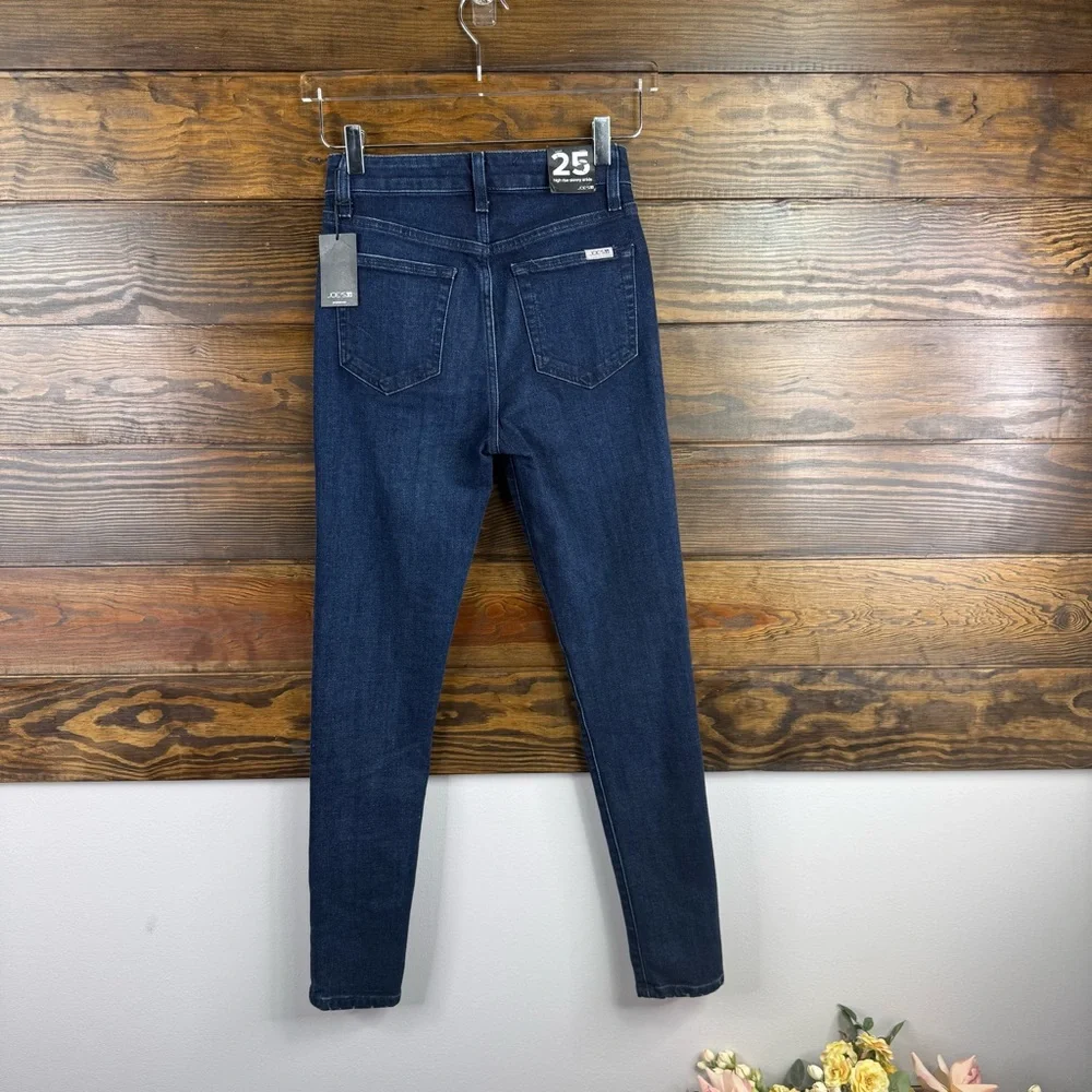 Joe’s Women High Rise Dark Blue Skinny Ankle Jeans Size 25 New